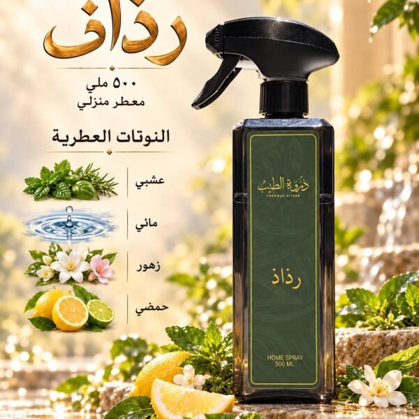 رذاذ معطر منزلي 500 ملي ذروة الطيب