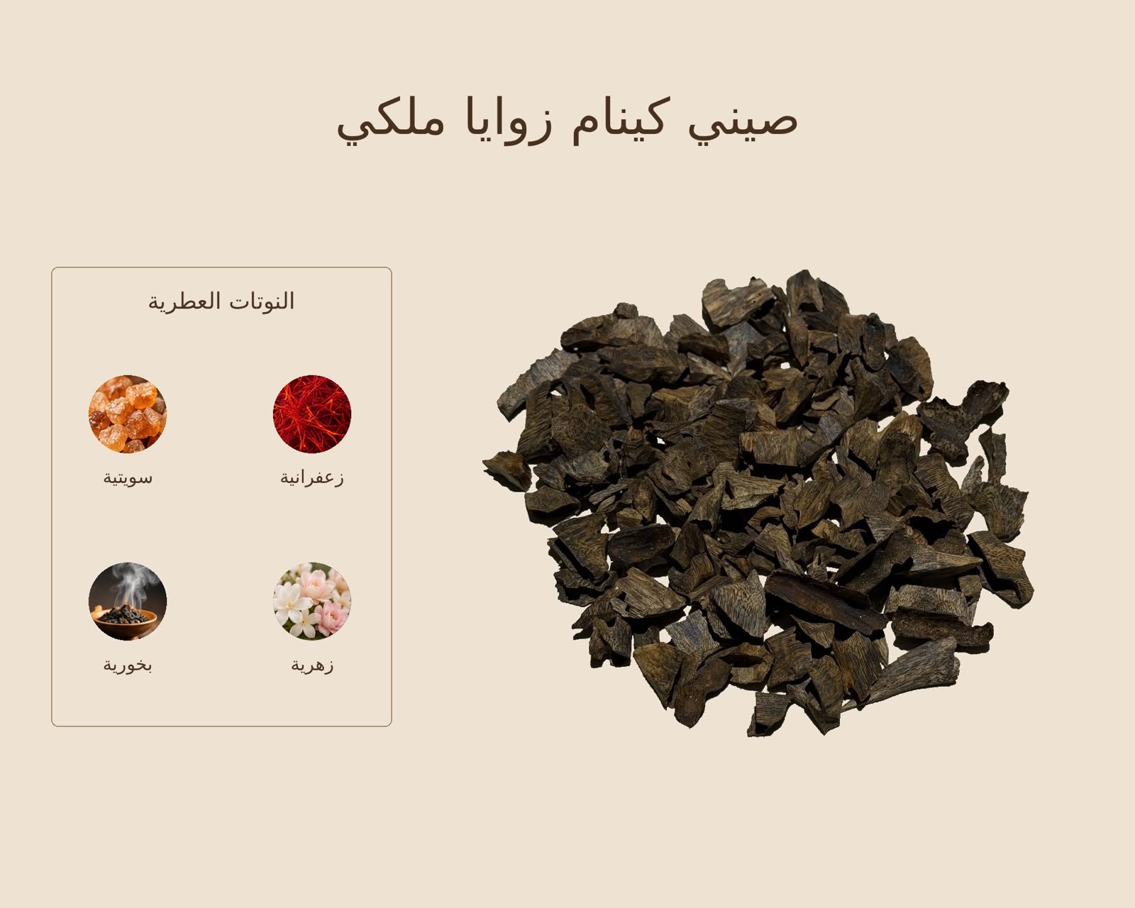 صيني كينام زوايا ملكي بخور صيني كينام زوايا ملكي — ذروة الطيب